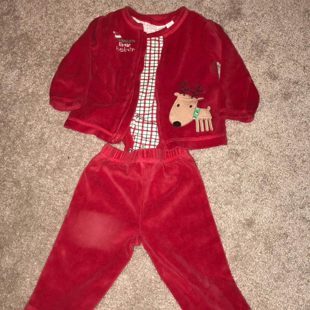 🎅🏼Santa’s Little Helper velour suit